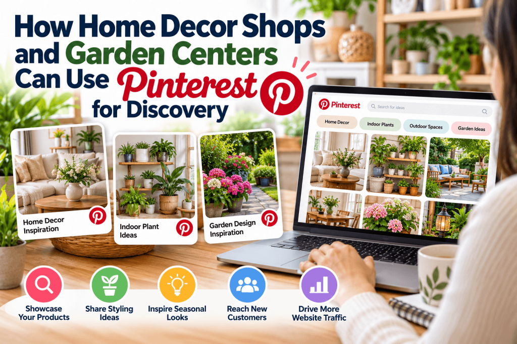 How Home Decor Shops and Garden Centers Can Use Pinterest for Discovery